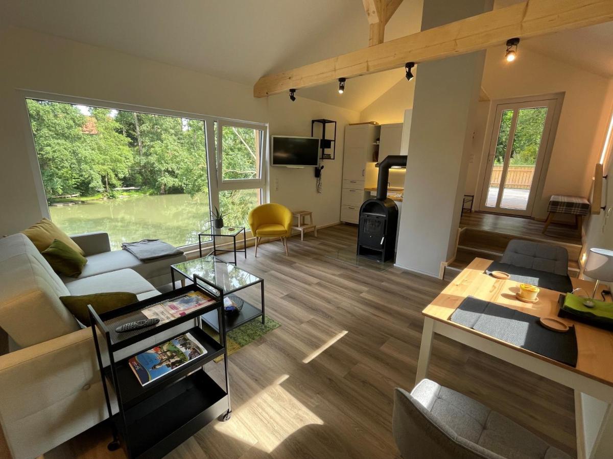 Ferienwohnung Panorama Teichblick Heldritt Esterno foto